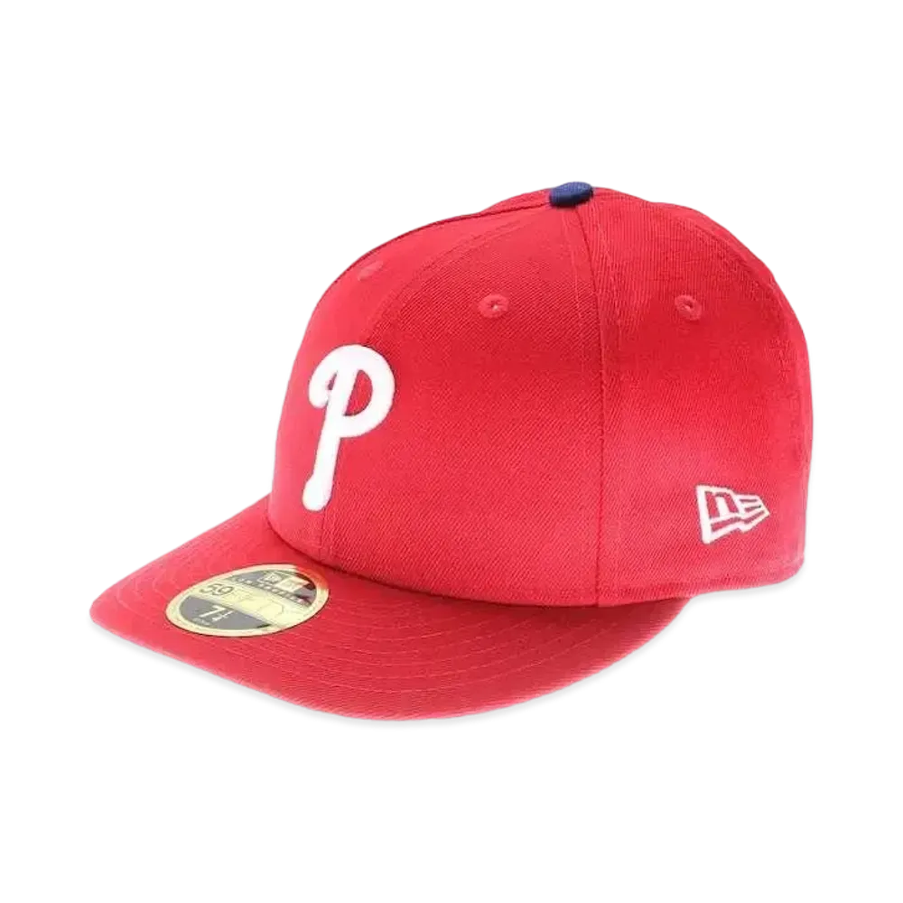NEW ERA Phillies Cooperstown Low Profile Cap Game "Red"