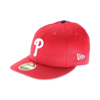NEW ERA Phillies Cooperstown Low Profile Cap Game "Red"