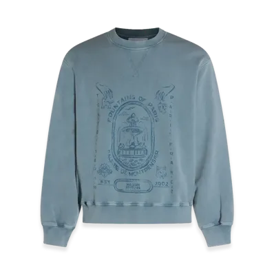 Maison Kitsune Sweaters "Blue"
