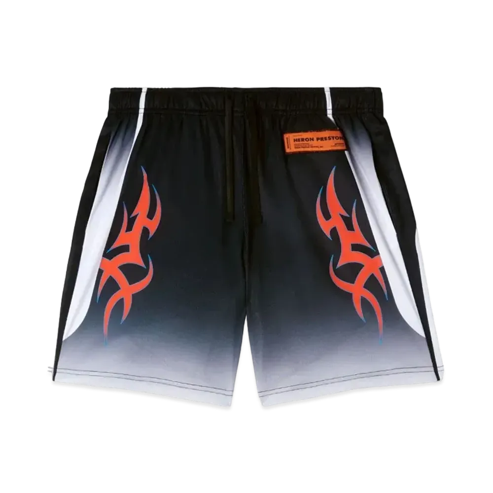 HERON PRESTON Dry Fit Shorts "Black/Red"