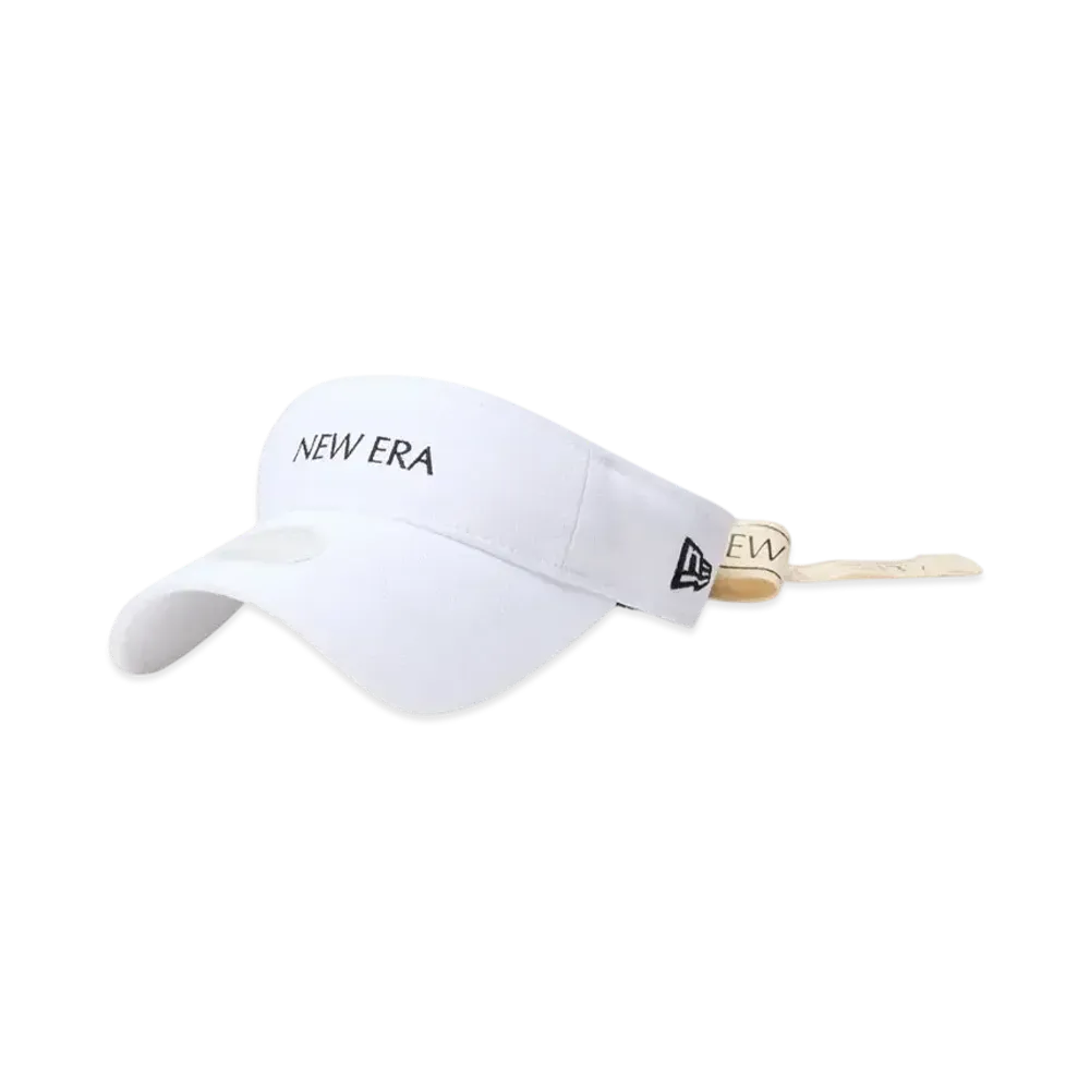 NEW ERA Golf Women's Sunvisor Long Visor Logo Tape "White"