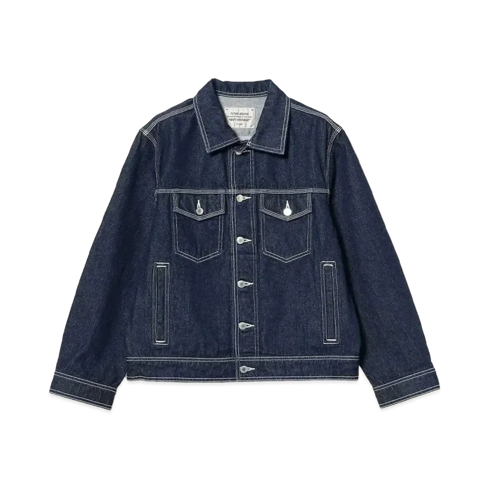 BEAMS FUTURE ARCHIVE Logo Denim Jacket "Indigo"