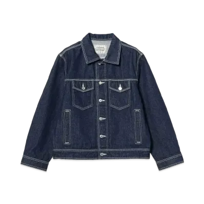BEAMS FUTURE ARCHIVE Logo Denim Jacket "Indigo"
