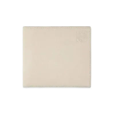 LOEWE Bifold Wallet In Soft Grained Calfskin "Light Oat"