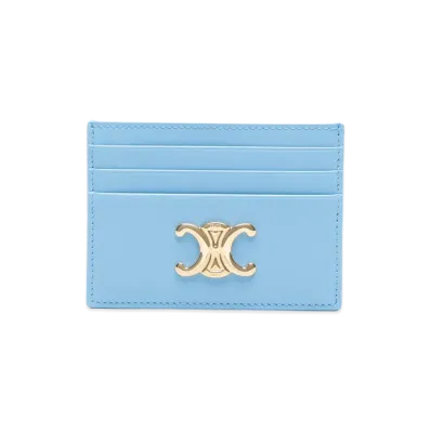 CELINE Women's Capsule Wallets "Clear Blue"