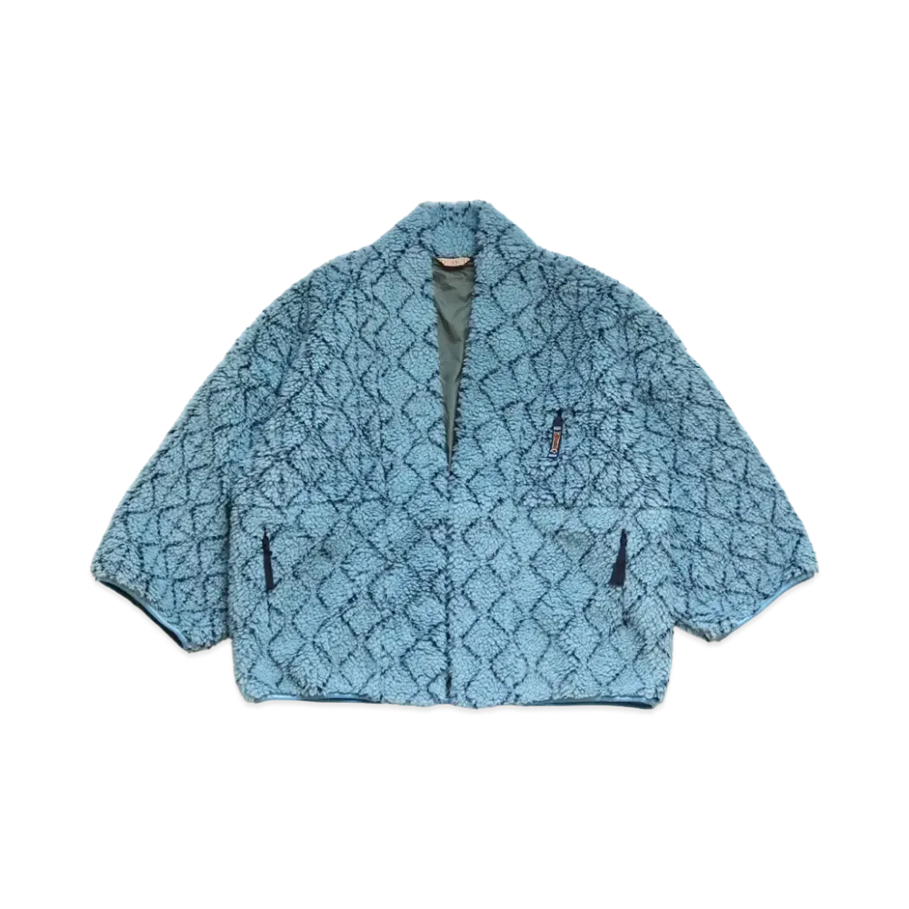 KAPITAL ROAD ACCARDED BOAR FLEECE CASA JACKET "Blue"
