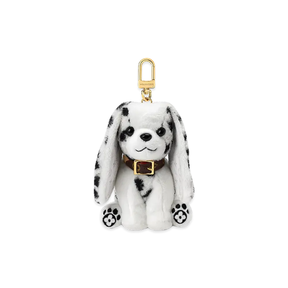 Louis Vuitton Bag Charm LV Dog "White"