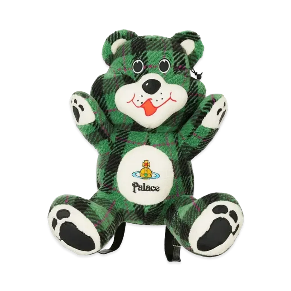 PALACE x Vivienne Westwood Teddy Bag "Green Tartan"