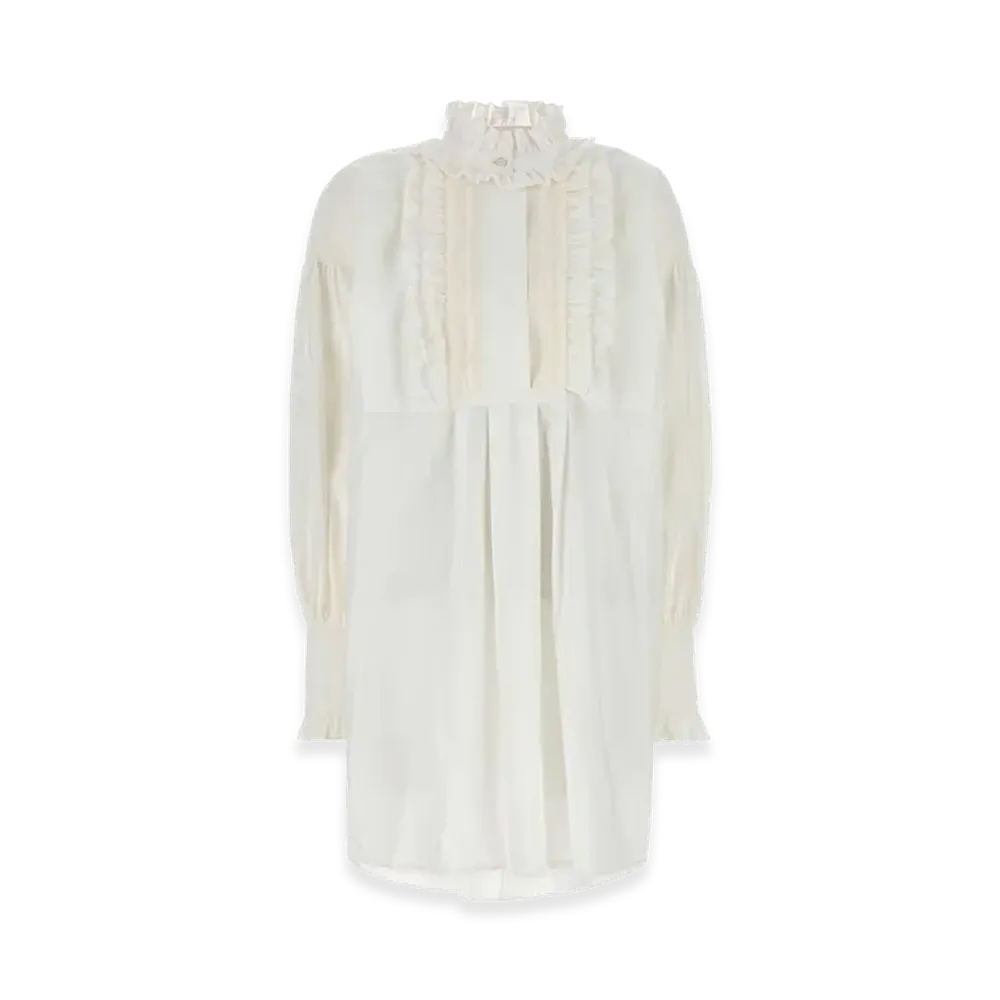 Valentino Women's Cotton Blend Dress "White"