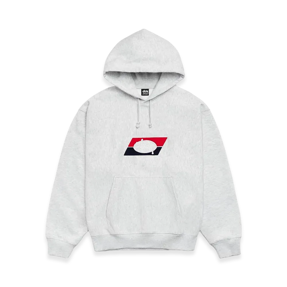 Stussy Double Stripe Hoodie "Ash Heather"