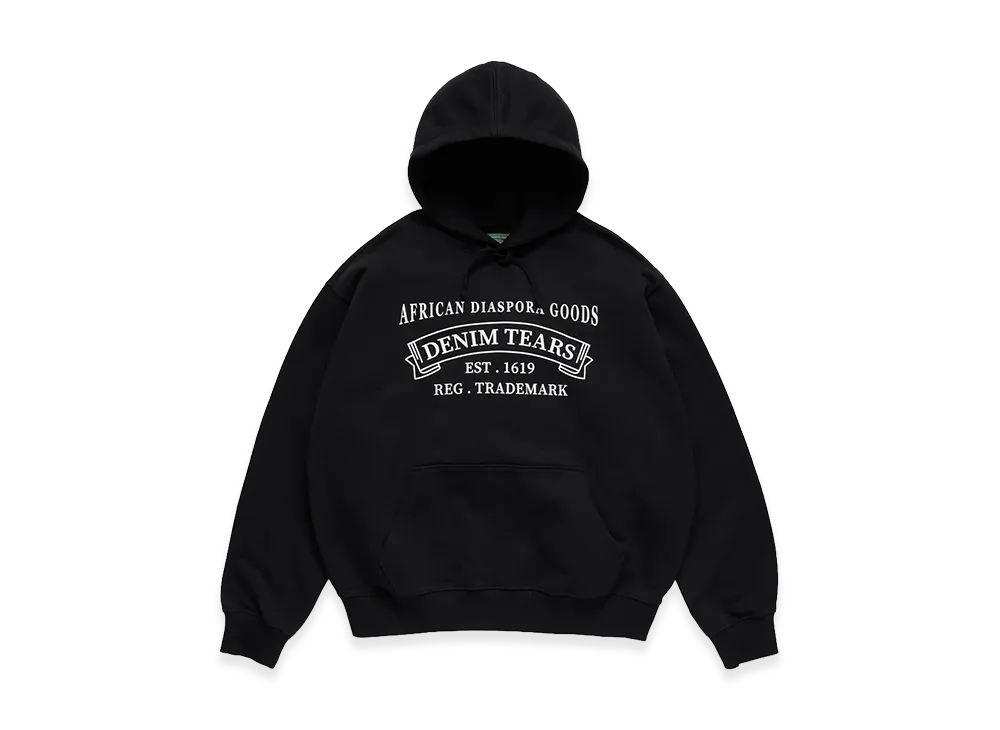 DENIM TEARS ADG Stamp Hoodie "Black"