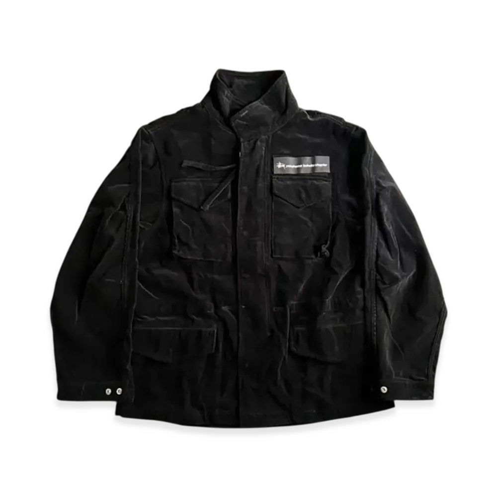 Stussy YOKOHAMA KOHOKU CHAPTER M-65 Jacket "Black"