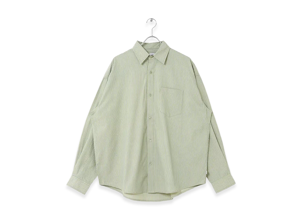 SEE SEE x URBS Acy Seersucker Shirts "Light Green"