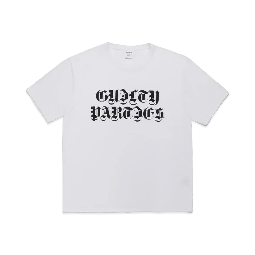 WACKO MARIA WASHED HEAVY WEIGHT T-SHIRT "White"