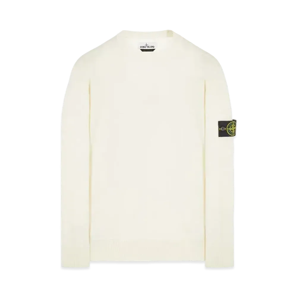 Stone Island 526C4 LIGHT PURE WOOL "Natural White"