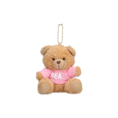 WIND AND SEA Teddy Bear Key Ring "Pink"