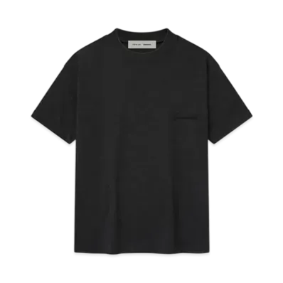 FEAR OF GOD ESSENTIALS Kids Embroidered Essential Tee "Vintage Black"