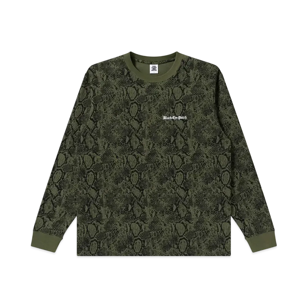 BlackEyePatch Oe Logo Python L/S Tee "Olive"