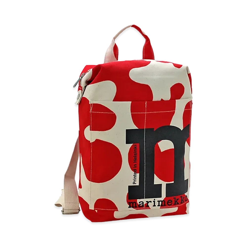 Marimekko Women's Rucksack Backpack Mono Backpack Pulloposti "Cotton/Red"