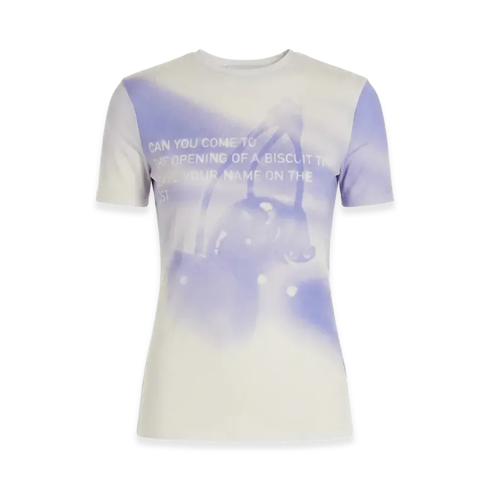 Jil Sander Women's T-Shirt With Logo "Azure"