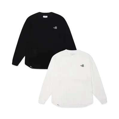 TAIN DOUBLE PUSH DOUBLE PUSH PACK THERMAL FOOTBALL T-SHIRTS "WHITE / BLACK"