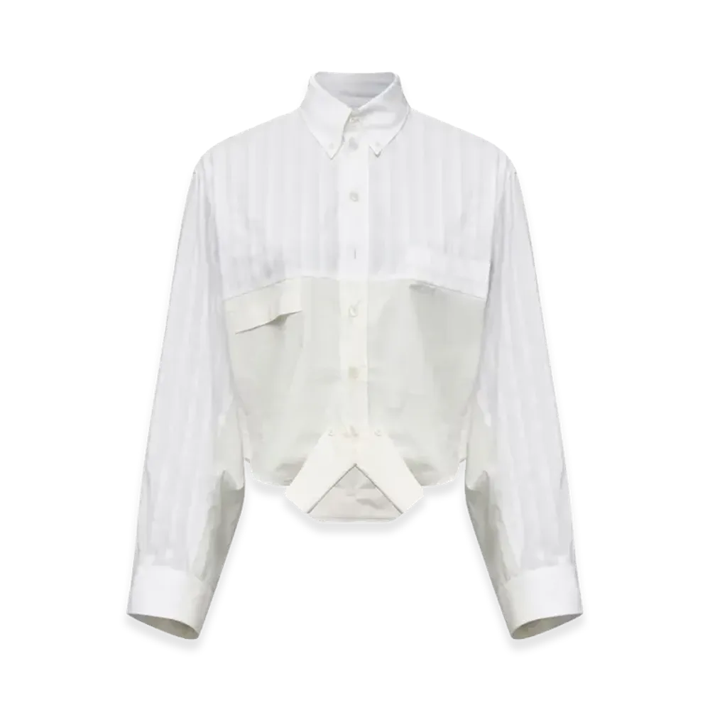 MM6 Maison Margiela Up and Down Shirts "White"
