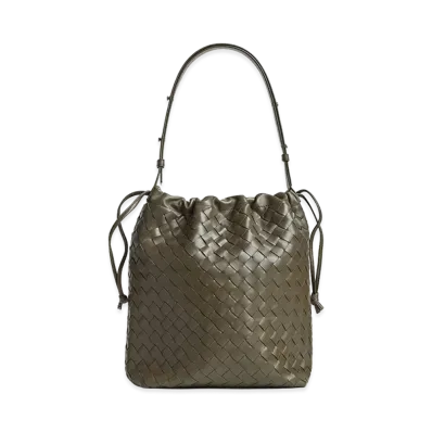 Bottega Veneta Intrecciato Biblioteca Bucket "Cypress"