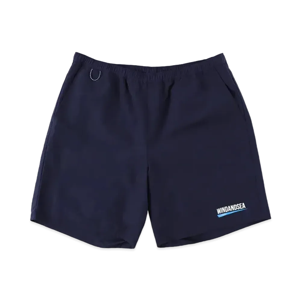 WIND AND SEA Recycled Fishing Net Nylon Shorts "Navy"