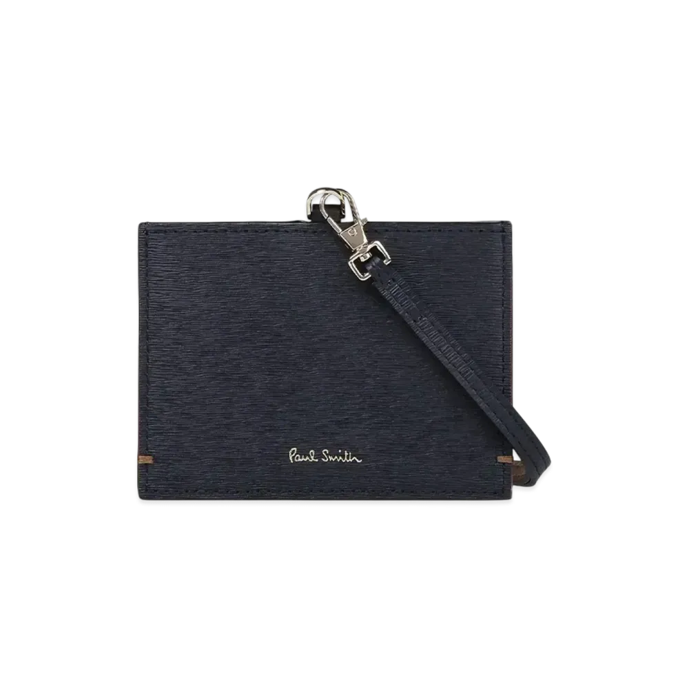 Paul Smith Colored Edge AW24 Id Case "Navy"