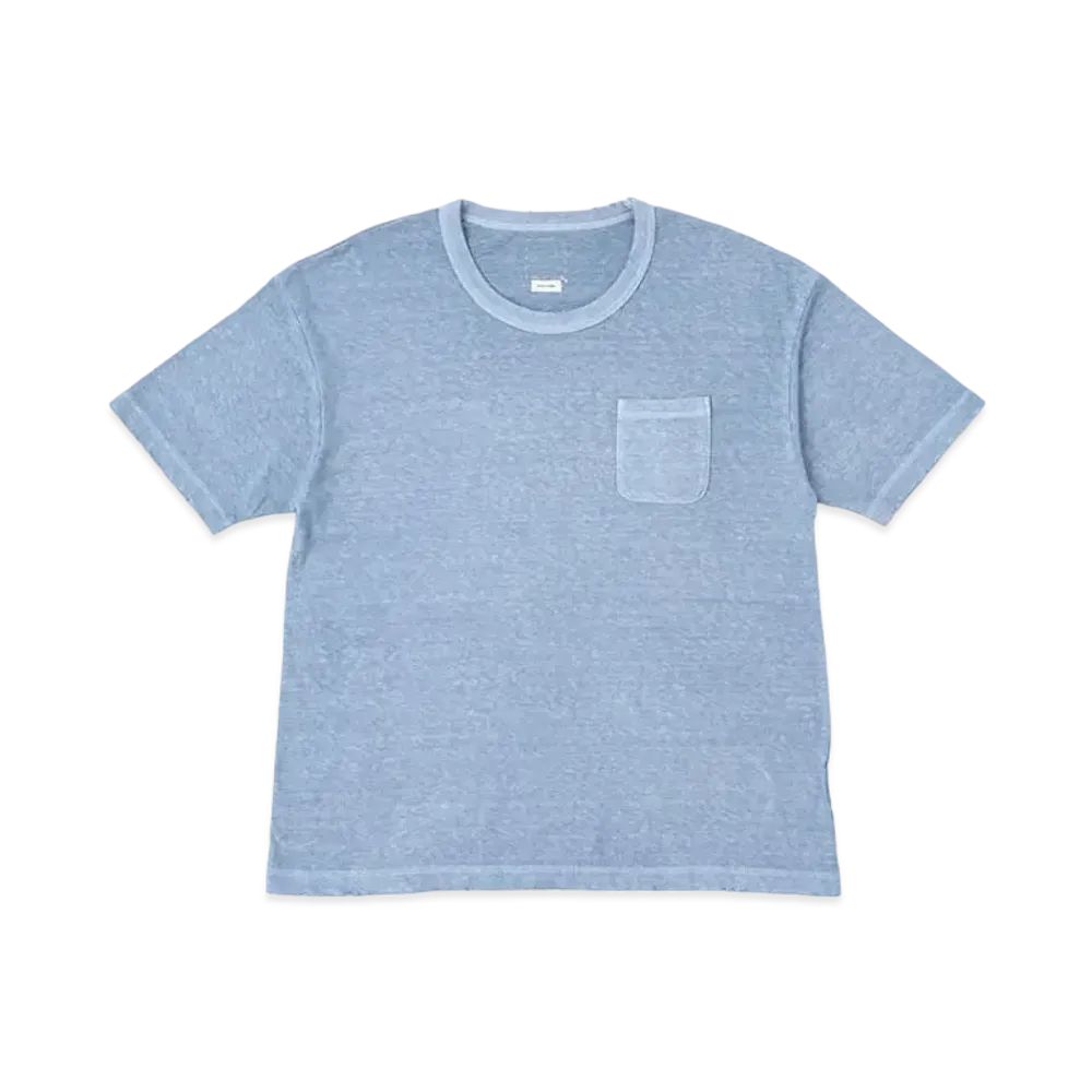 visvim Jumbo Tee S/S (Uneven Dye) "Blue"