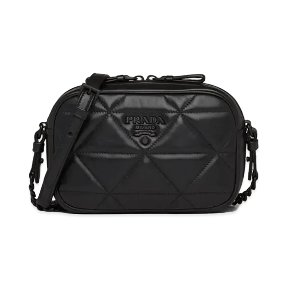 PRADA Spectrum Nappa Leather Shoulder Bag "Black"