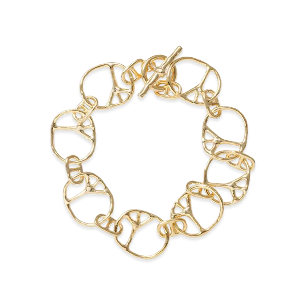 NEEDLES Peace Bracelet / Small - Gold Plate "Gold"