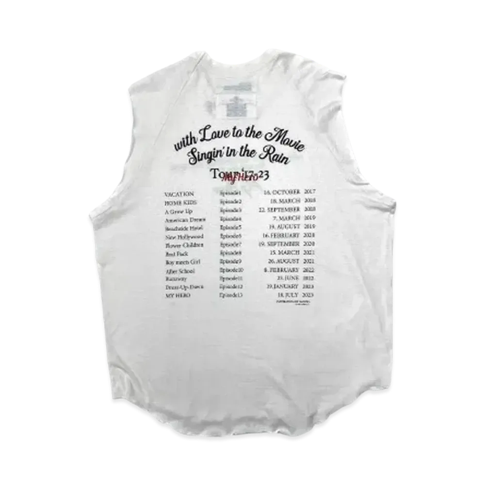 DAIRIKU Tour Big Nosleeve Tee "White"