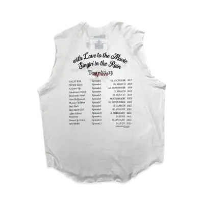 DAIRIKU Tour Big Nosleeve Tee "White"