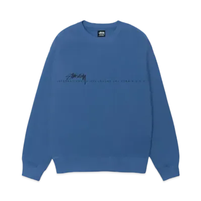 Stussy Smooth 80 Crew "Blue"