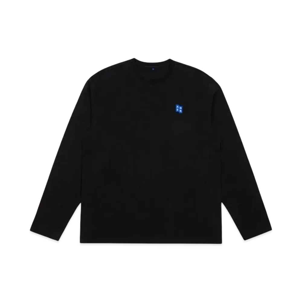 ADERERROR Tag LS T-Shirt 01 "Black"