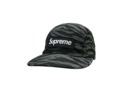 Supreme Tiger Camo Ripstop Camp Cap "Black"
