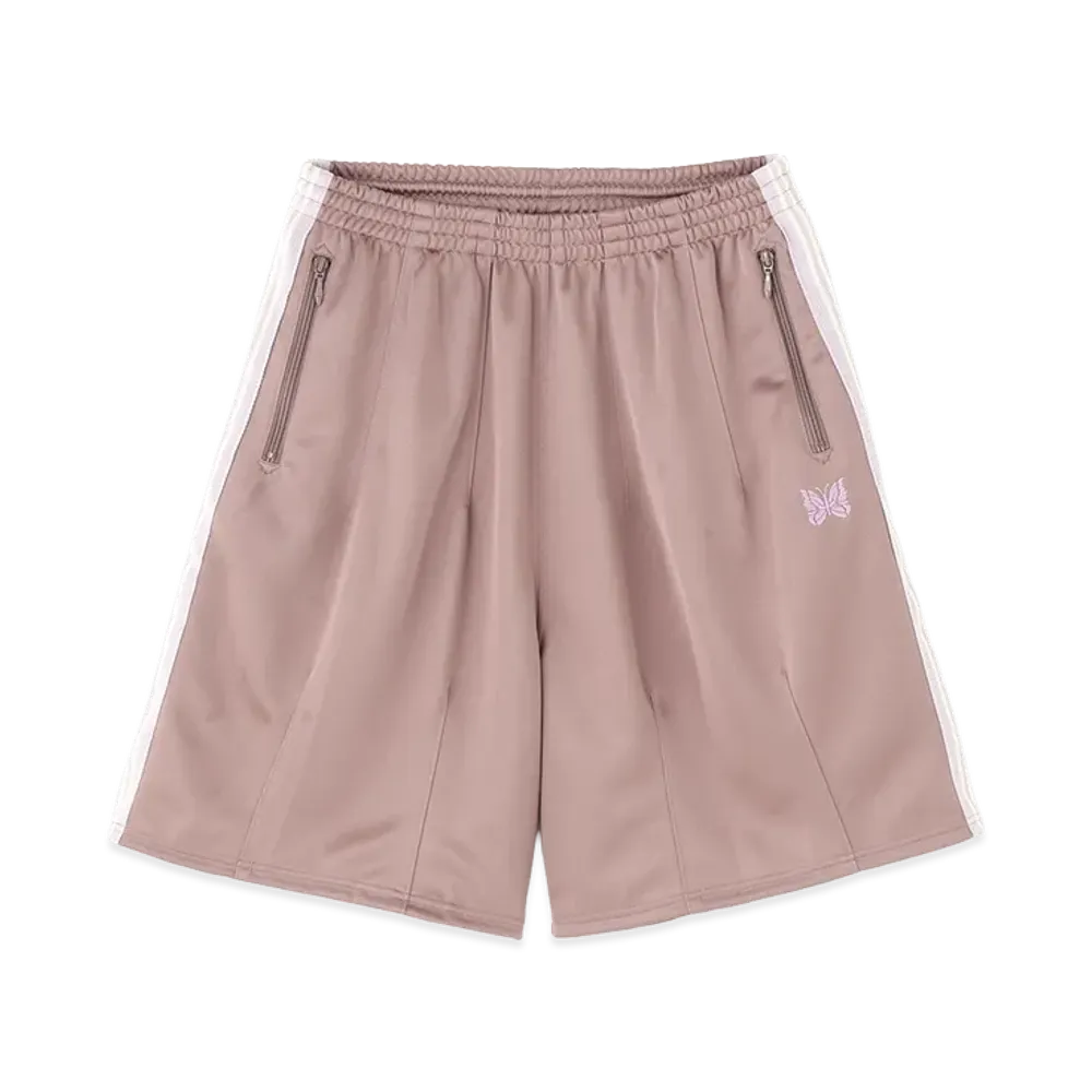 NEEDLES x B'2nd H.D. Track Short Pant - Poly Smooth "Light Brown"