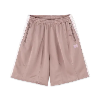 NEEDLES x B'2nd H.D. Track Short Pant - Poly Smooth "Light Brown"