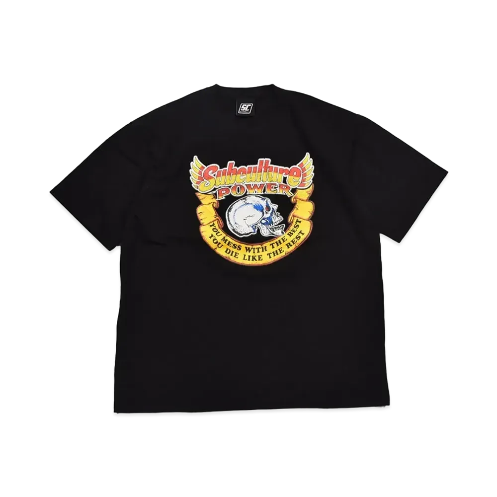 Subculture Power Skull T-Shirt "Black"