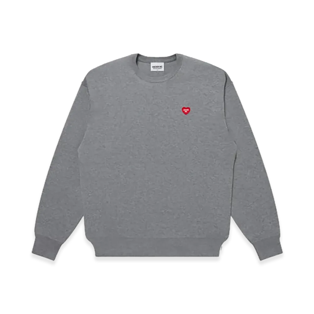 Mercedes Anchor inc. V-Day Patched Knit Sweater "Heather Gray"