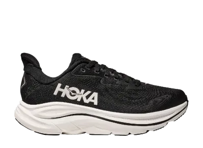 Hoka Women's Clifton 10 "Black/White" (Wide)