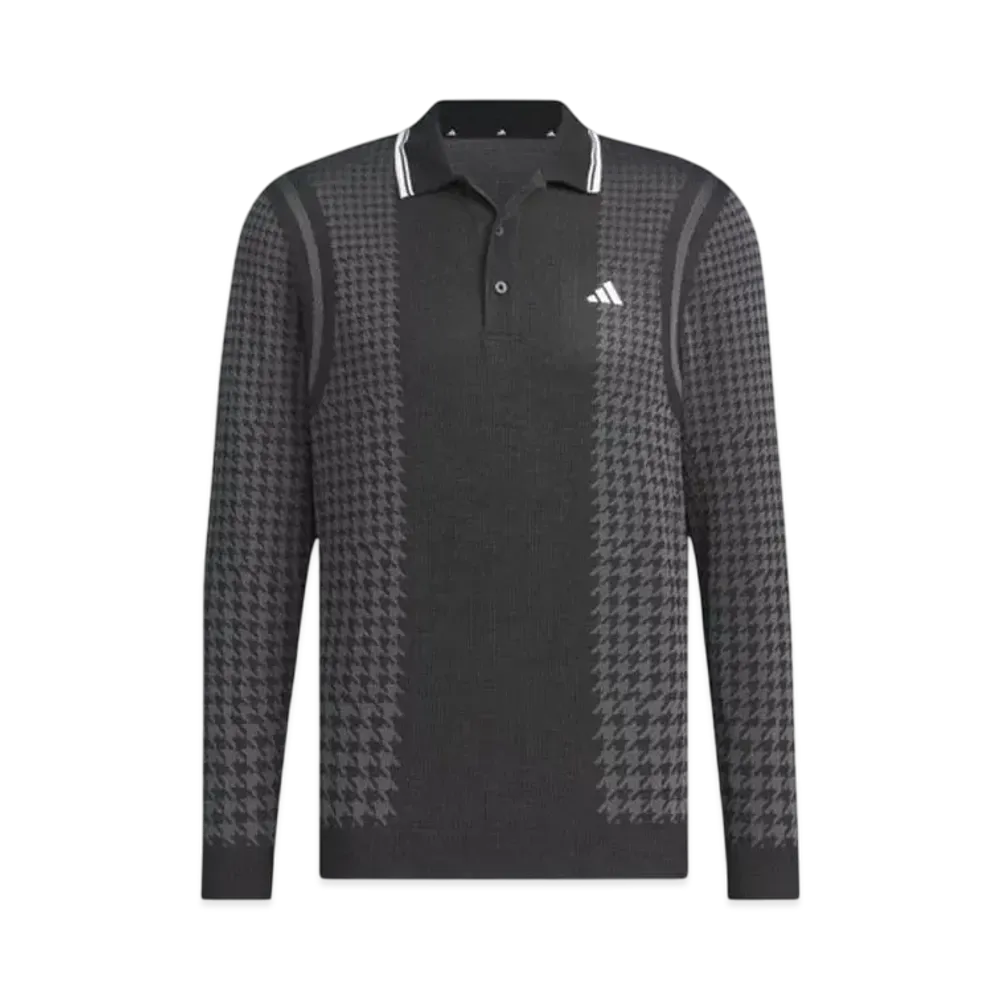 adidas Primeknit Side Seamless Long Sleeve Shirt "Black/Grey Five"