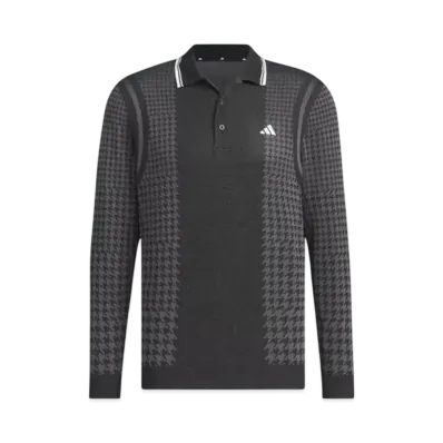adidas Primeknit Side Seamless Long Sleeve Shirt "Black/Grey Five"