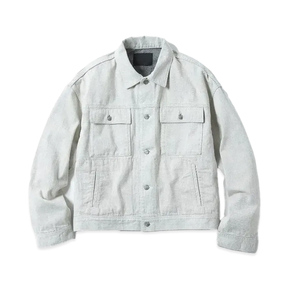 hyakki Denim Jacket "White"