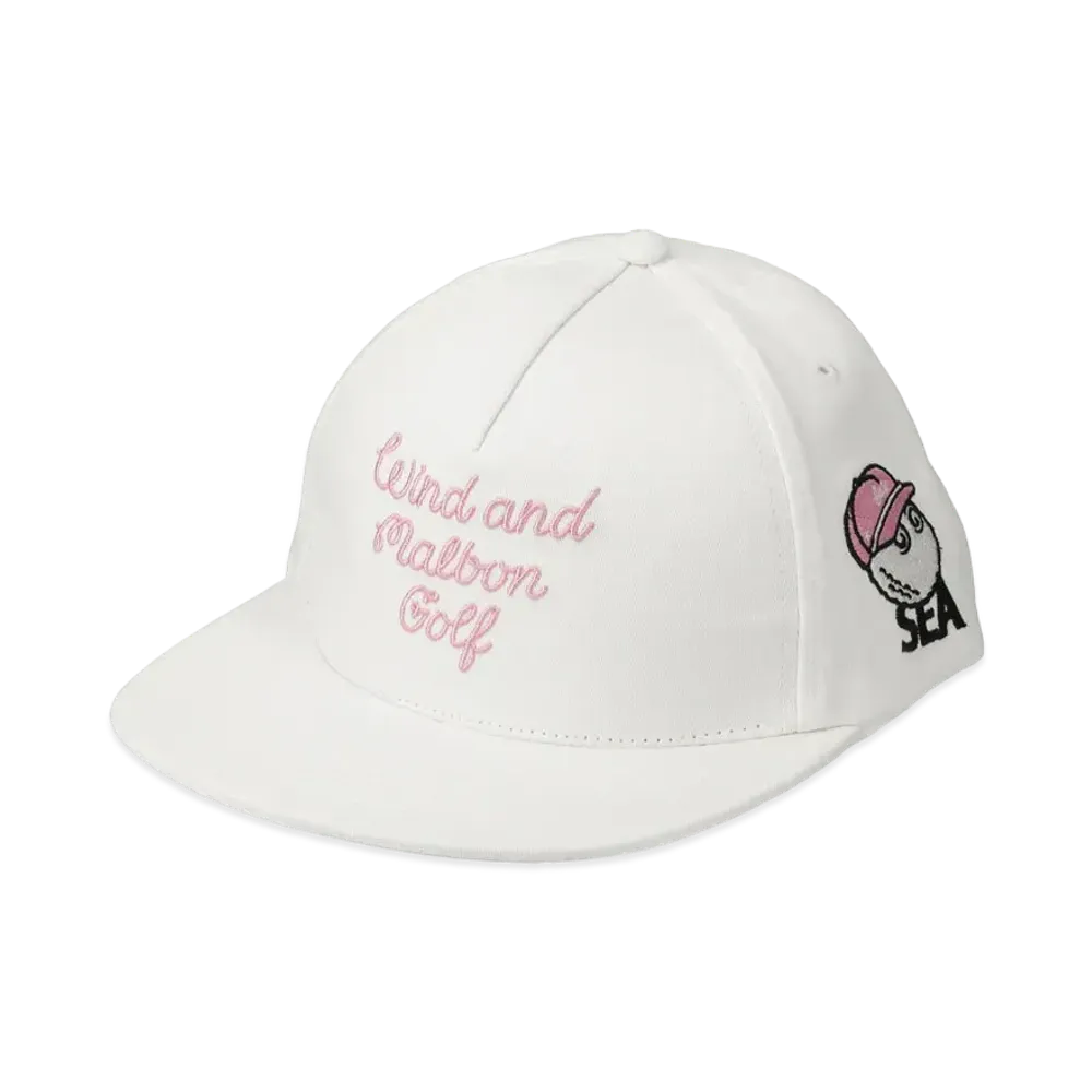 WIND AND SEA MALBON X WDS SNAP BACK CAP "White"