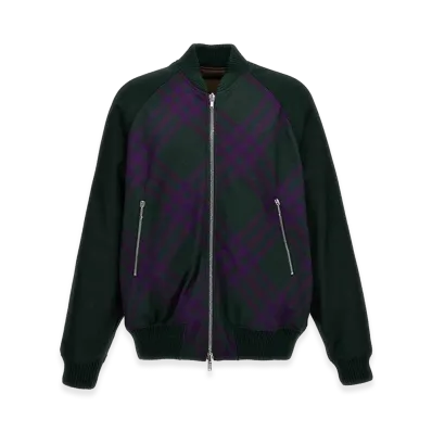 Burberry Check Reversible Bomber Jacket "Multicolor"