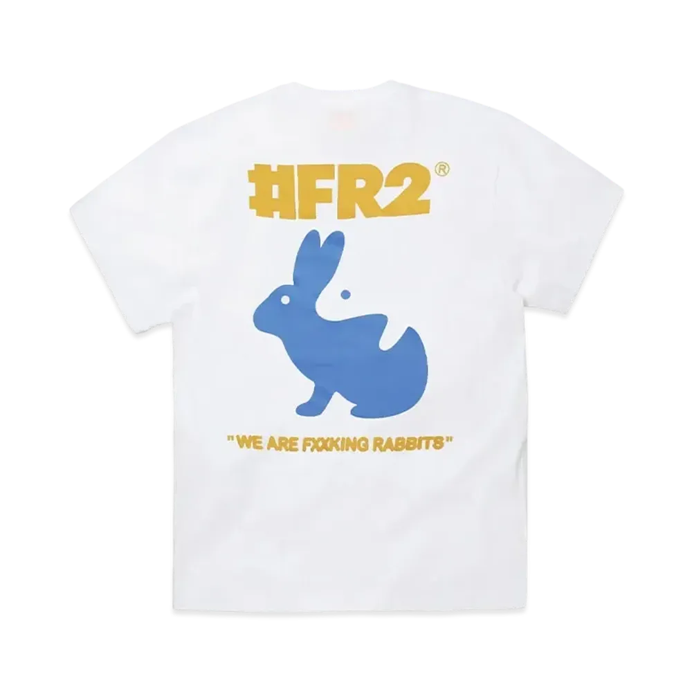 FR2 Trick Art Rabbit T-Shirt "White"