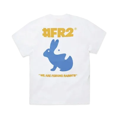 FR2 Trick Art Rabbit T-Shirt "White"