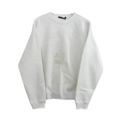 Louis Vuitton Scarcrow Embroidered Sweatshirt "White"